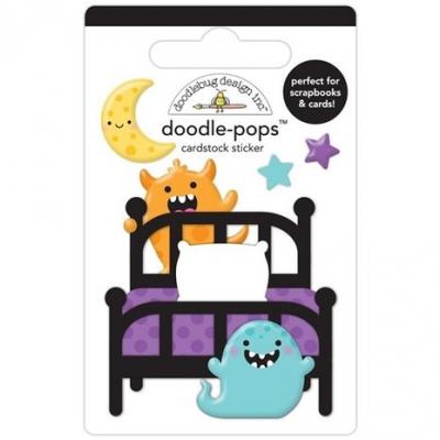 Doodlebug Monster Madness Doodle-Pops Sticker - Boogie Monsters